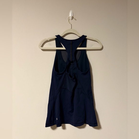 Lululemon Mesh With Me Tank Top Inkwell 6 - Picture 2 of 7